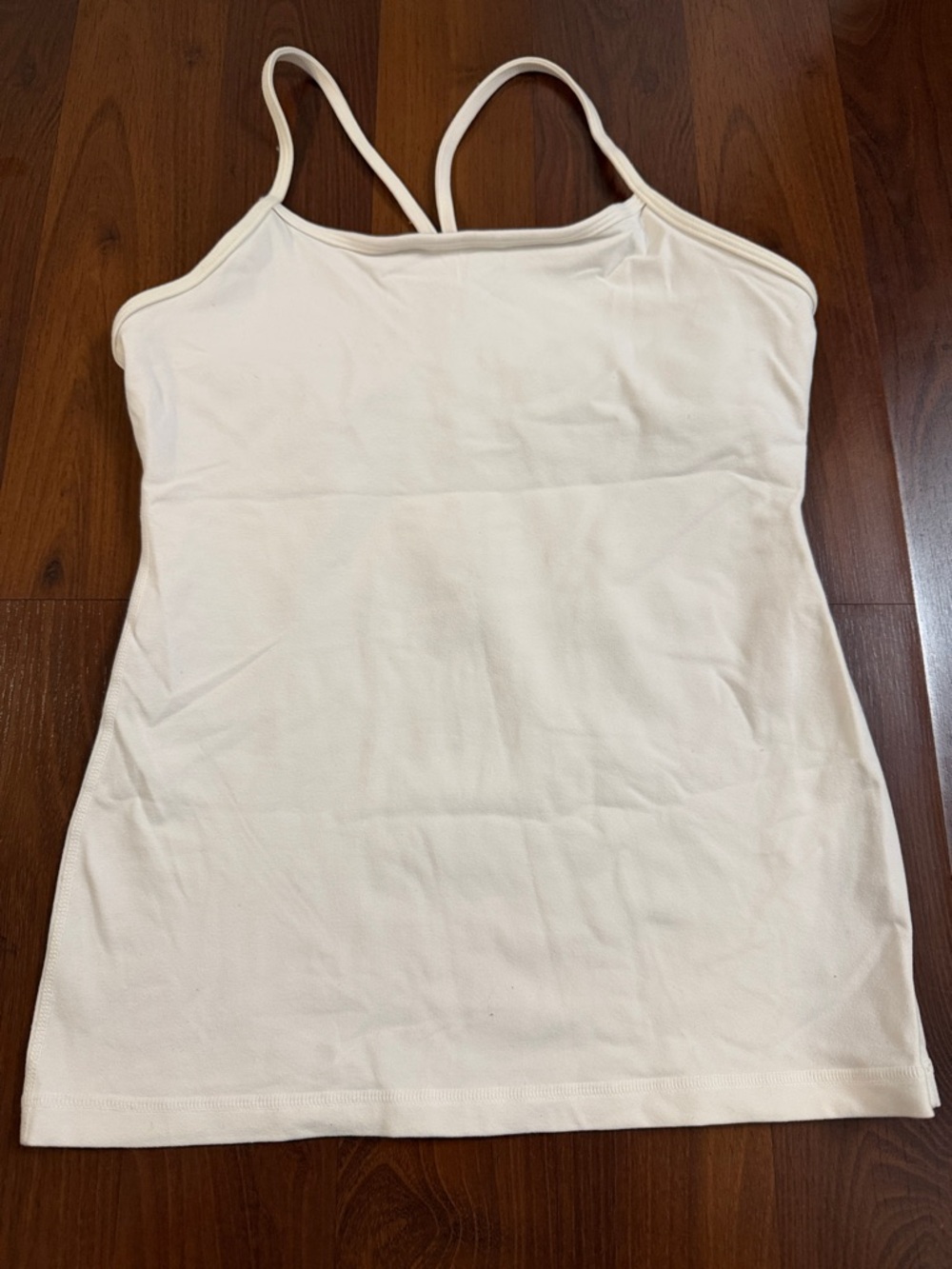 Women's White Strappy Tank Top